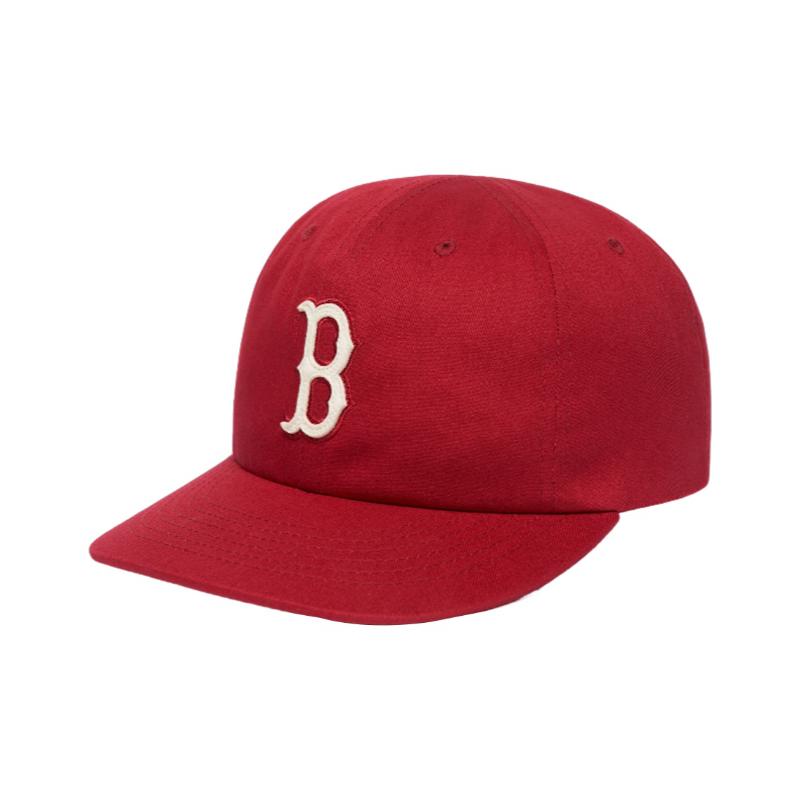 Хлопковые Бейсболки MLB Унисекс Красные Модные 3ACP8801N-43RDD F