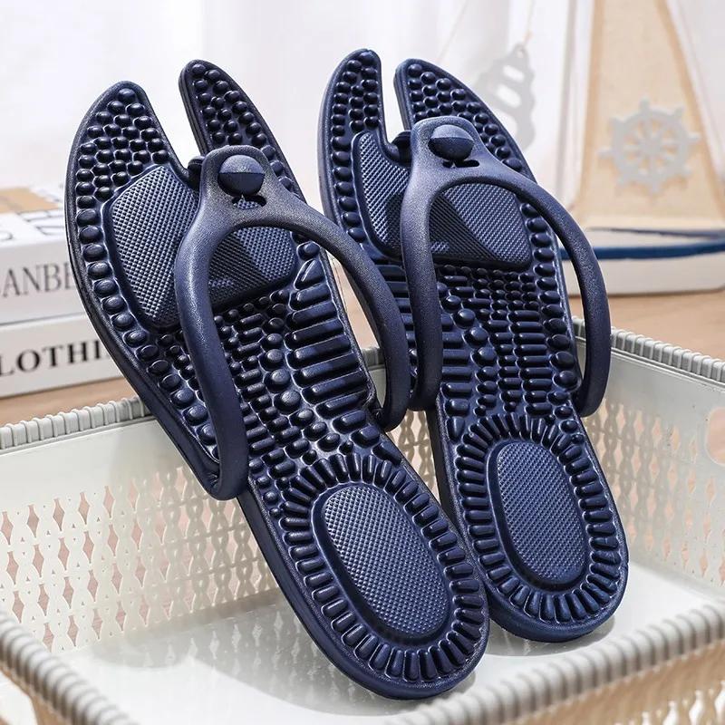2024 Hot Sell New Uxst Men's Platform Flip Flops Bathroom Home Women Hotel Slippers Outdoor Travel Folding Slippers Non-slip