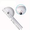 Angle Ruler Simple Protractor Universal Angle Measuring Ruler 180 Degree Steel Angle Double Arm Protractor