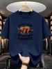 Ich Kamich Sah Letter Print Unisexs Tshirt Street Sports Tshirt Everyday Casual Short Sleeve Casual Unisexs Tops