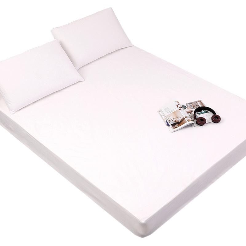 Solid Color Brushed Fitted Sheet Bedding Set - Colorfast, Pilling-Resistant, Three-Piece Mattress Cover