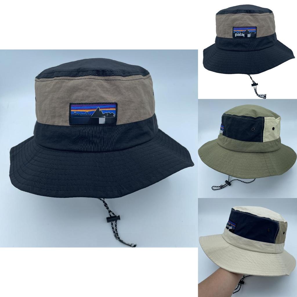Summer Nylon Fisher Hat With Wide Brim And Sun Protection For Outdoor Activities