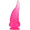 Octopus Tentacle Anal Plug Oversized Transparent Crystal Simulation Dildo Female Masturbator