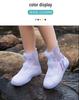 Unisex Waterproof Non-Slip Silicone Rain Shoe Covers: Thick, Wear-Resistant, Lightweight for Outdoor Use