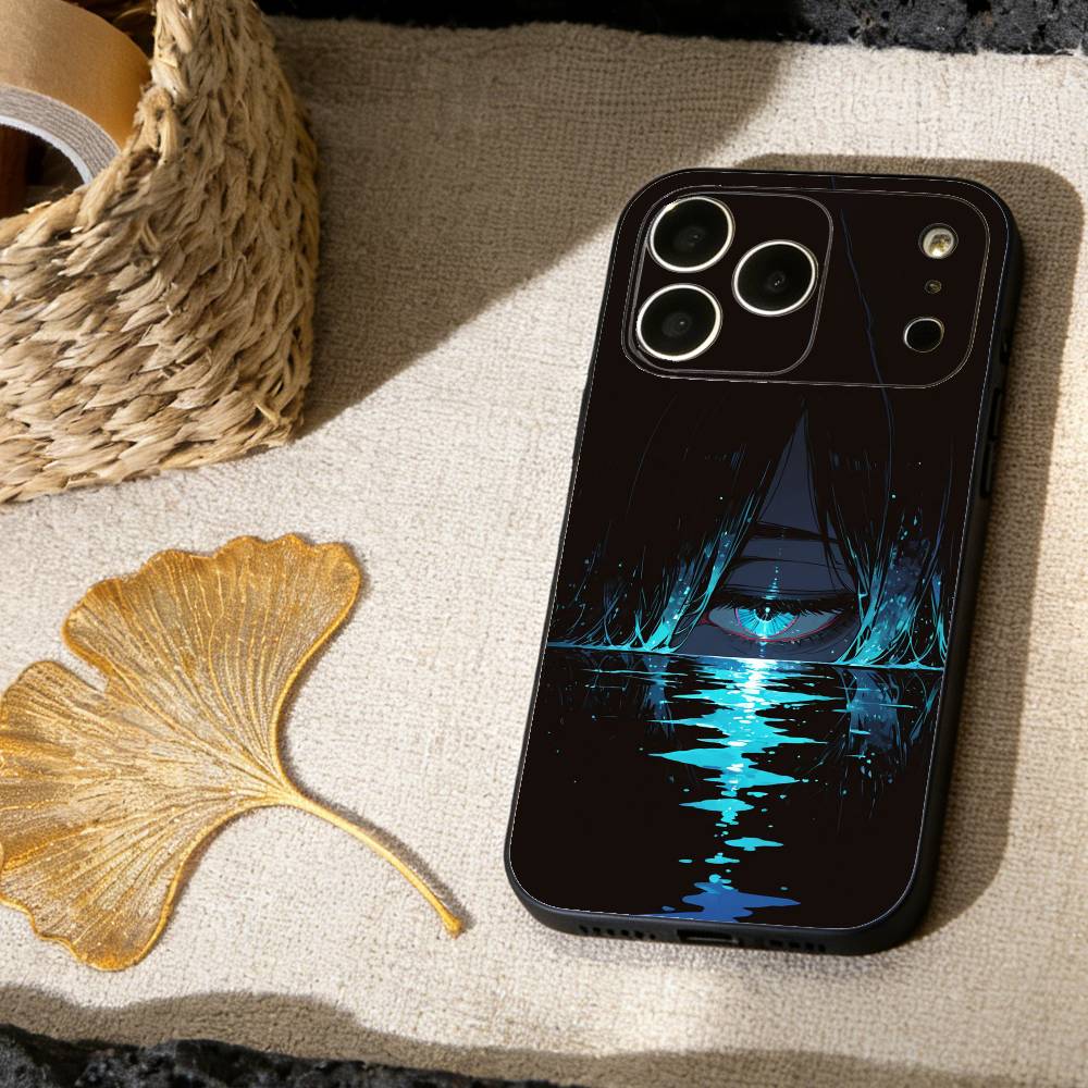 

Night Water Dream Art Phone Case For iPhone 17,16,15,14,13,12,11 X XR Plus,Soft Silicone Black Cover iPhone15