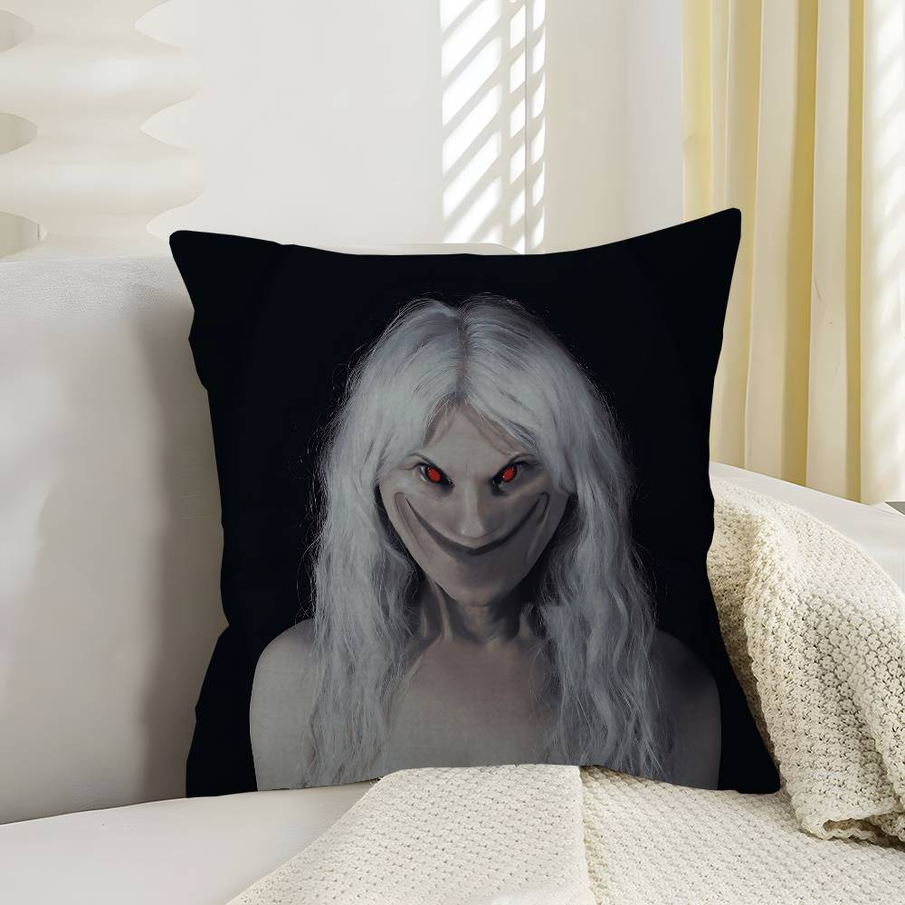 P-Poshlaya M-Molly Band Pillow Covers Cartoon Sofa Decorative Home Double-sided Printing Short Plush Cute Cushion Cover