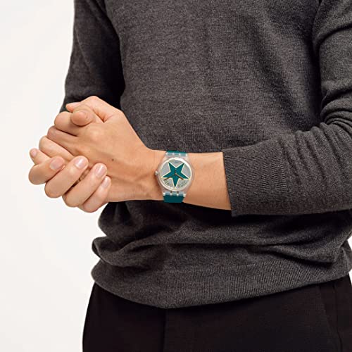 Swatch STAR DAD New Gent SO29Z119 Green Wristwatch