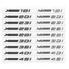 3D XDrive 20d 35i 28d 30d 35d 30i 20i 48d 50d Letter Logo Car Rear Trunk Badge Emblem Decal Sticker For BMW X1 X2 X3 X4 X5 X6 X7