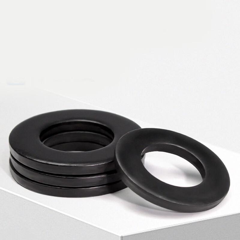 Black Silicone Flat Washer