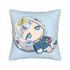 Hololive Gawr Gura Pillowcase Soft Polyester Cushion Cover Decoration  Throw Pillow Case Cover Sofa Square 45X45cm