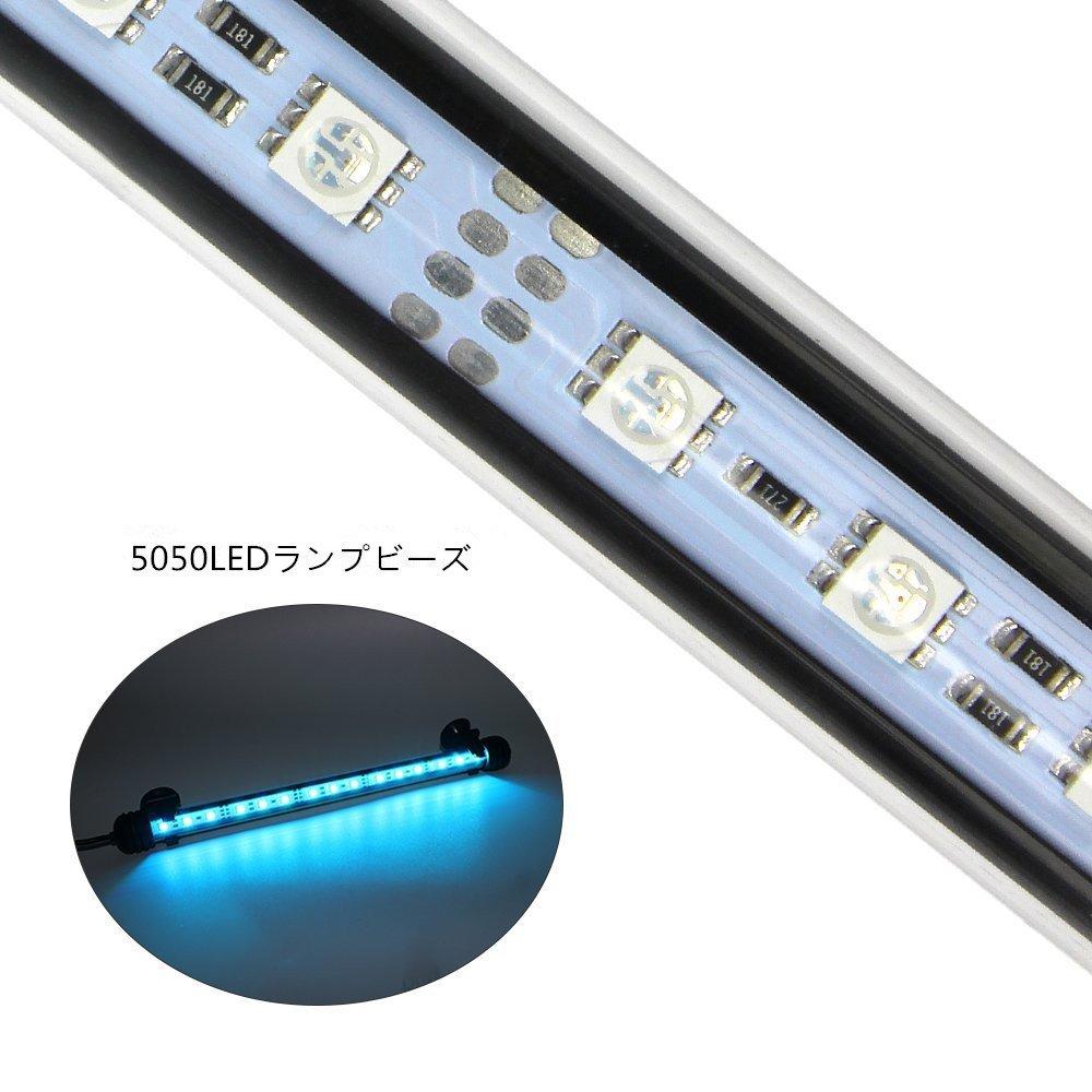 Etelux 24 LED Aquarium Light Bubbles Underwater Aquarium Lamp Aquarium Lighting Decoration Aquarium Fish Tropical Fish Oxygen Supplement Long Life