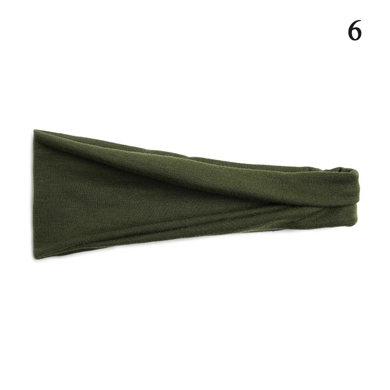 1 PC Women Headband Turban Solid Color Elastic Hair Bands Yoga Hairband Fashion Makeup Hair Hoop Hair Accessories
