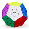 Bucubke QY Qiheng S2 Mega Gaminx 3x3 Magic Cube, Authentic Stickerless QY Dodecahedron 2024 Cube Puzzle Magic Cube, QY Qiheng V2 Mega Gaminx Cube