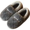 Cotton slippers winter bag and indoor household warm and non-slip household plush cotton shoes winter