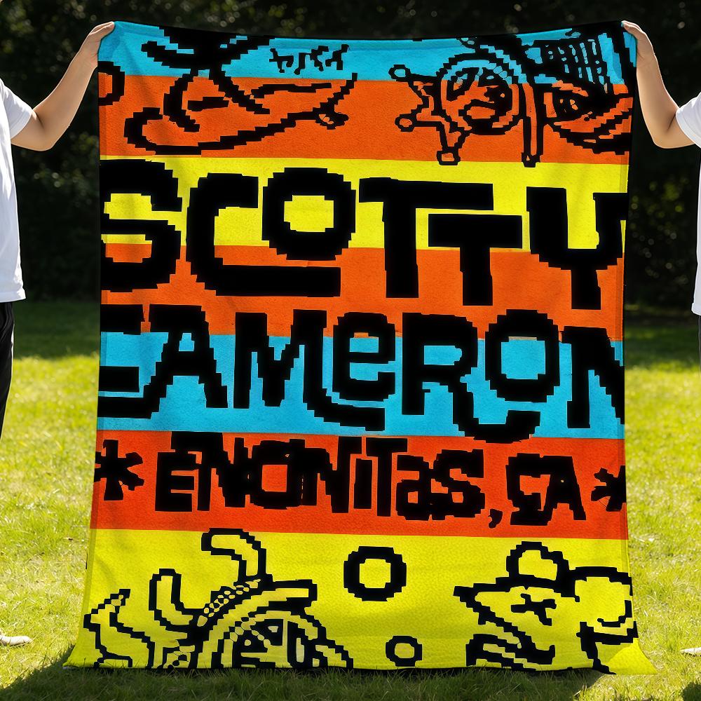 Fashion Cool Funny S-ScottyS C-Camerons Blanket Soft Warm Furry Throw Super Kids Toys Bed Sofa Car Cradle