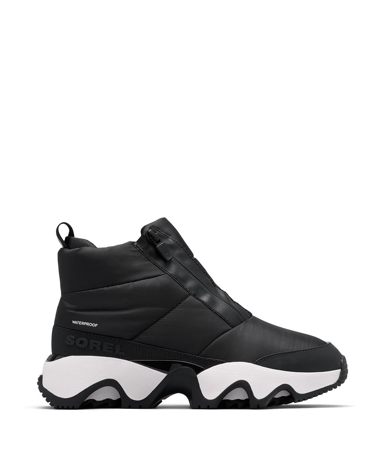 Sorel Kinetic Impact Puffy Zip Waterproof Boots, Women s, Size 24.0cm, Black