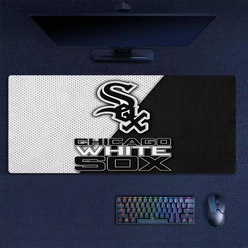 Chicago White Sox Color Mouse Pad Large Gaming Table Cushion Non-slip Laptop Tablet Big Mousepad XXL Mat Mini PC Playmat With Lock edge