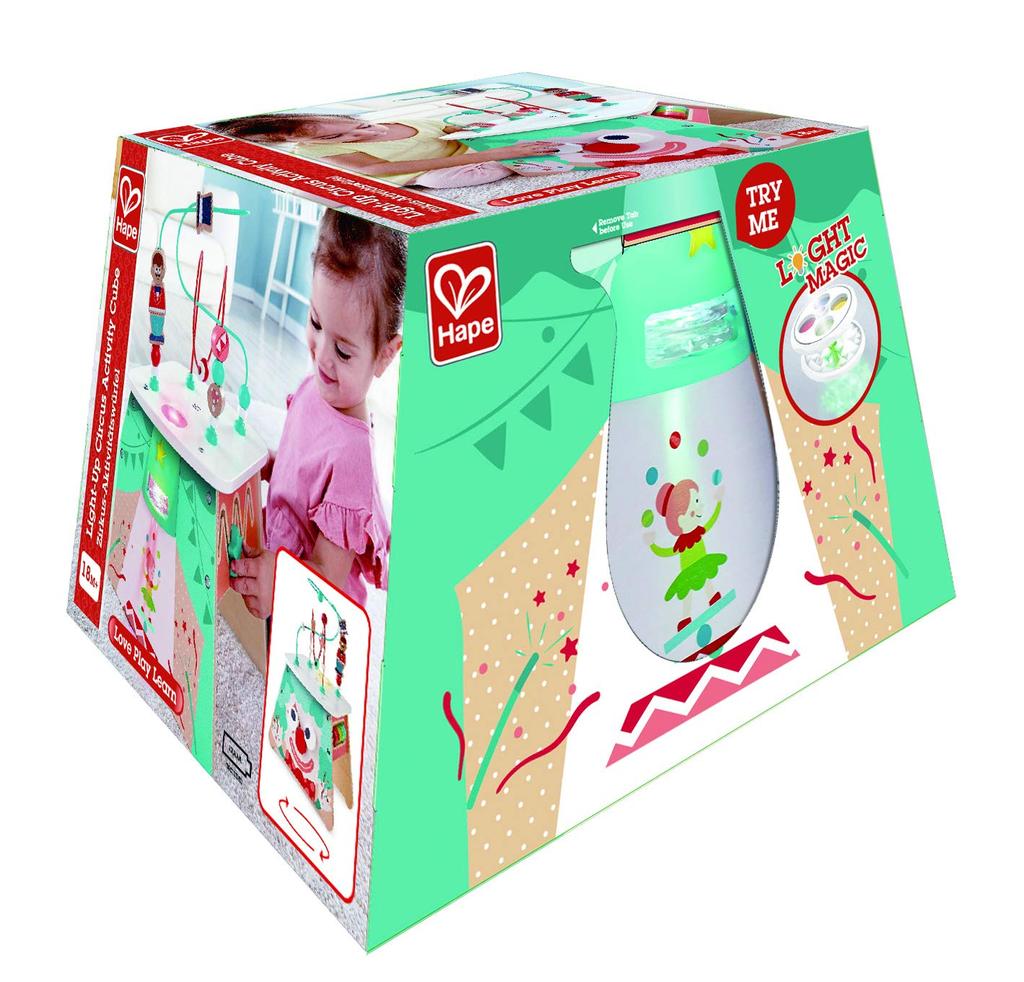Hape Circus Play Cube E1813 Shining!
