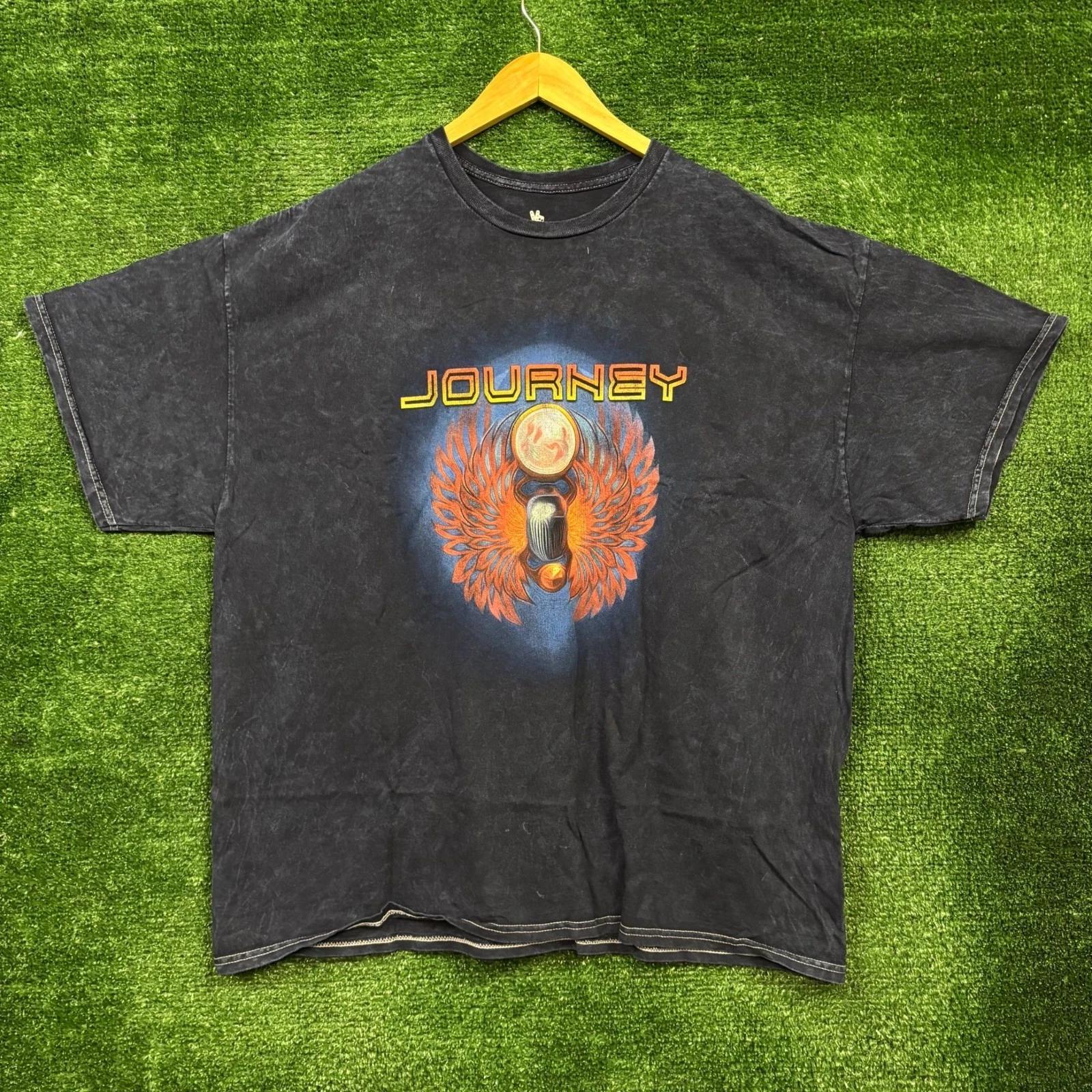 

Journey Captured Album Rock Band Mineral Wash T-shirt Size Extra Large M