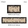 French Medieval Style Kitchen Floor Mat Non-slip and Oil-proof, Scrubbable Leave-in Special Foot Mat L-shaped Whole Floor with Diatom Mud Carpet