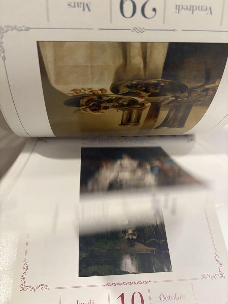 [USED] Musée du Louvre 2019 Art Book, Photo Book, Bilingual Calendar