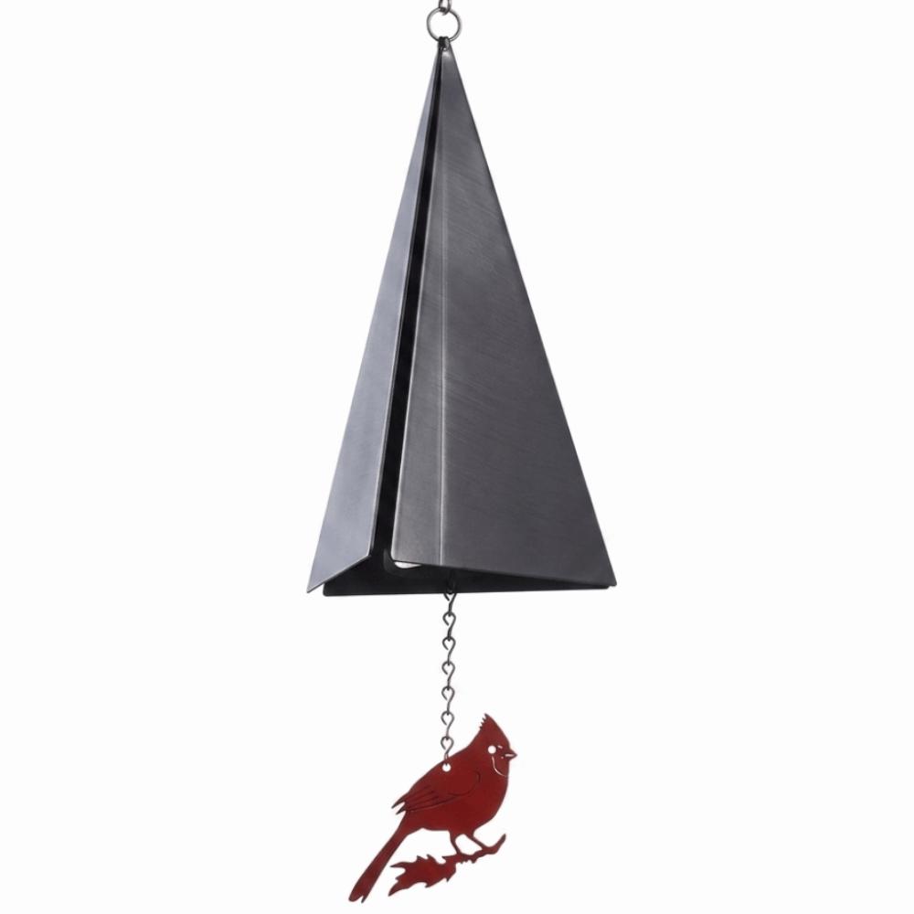 Creative Wind Chime Pendant Retro Metal Wind Bell Triangle Wind Chime Courtyard Decoration style 2