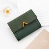Korean Style Women's Tri-fold Wallet: Short, Multi-Card Slot Mini Card Holder