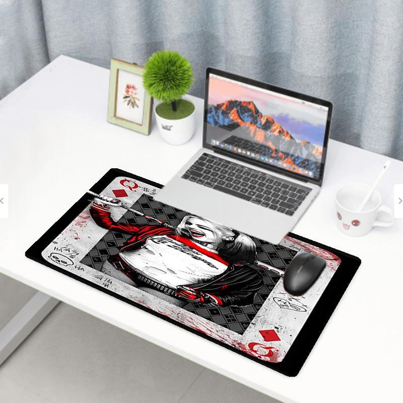 Superhero Print Mouse Pad, Anti‑Slip Desktop Keyboard Mat, for PC Laptop Gaming Working Daily Use, Cool Festival Surprise Gift