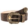 [SNOEAKRH] Western Belt for Men and Women, Vintage Style Cowboy Buckle Leather Belt, American Casual, Vintage Clothing, Y2K Fashion, Unisex, Denim,