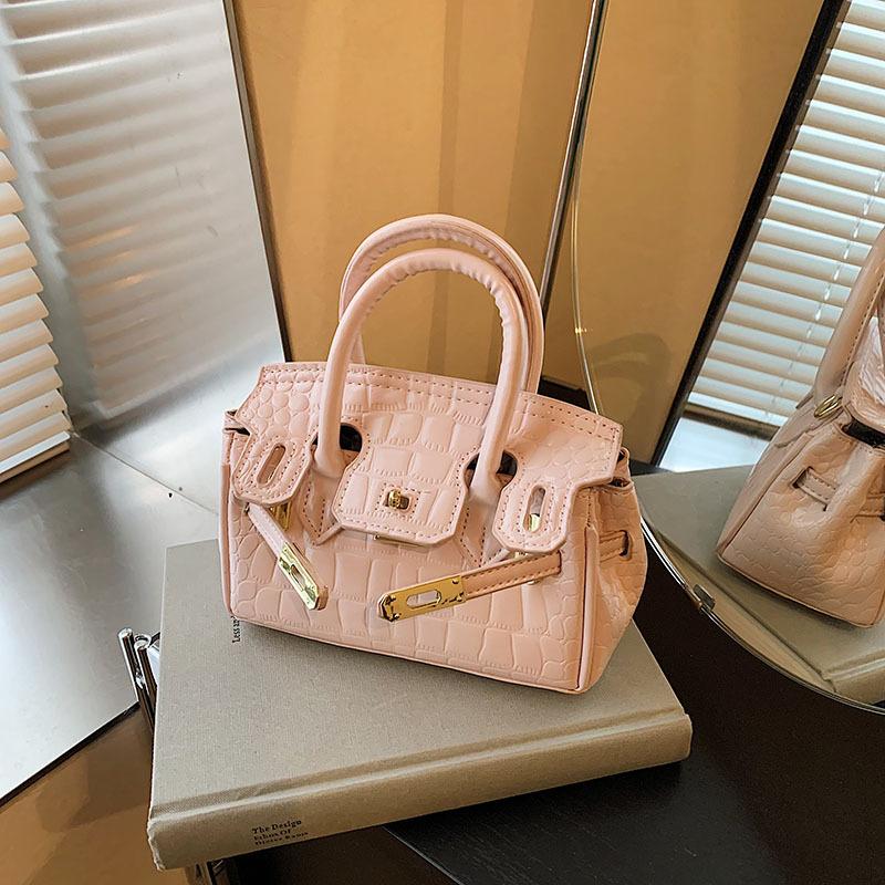 Versatile Style Popular Personality Casual Handbag Female Crocodile Pattern Trend Niche Design Messenger Bag