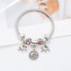 Exquisite Elephant Pendant Bangle Bracelet for Women - Spring Elastic Animal Jewelry Gift