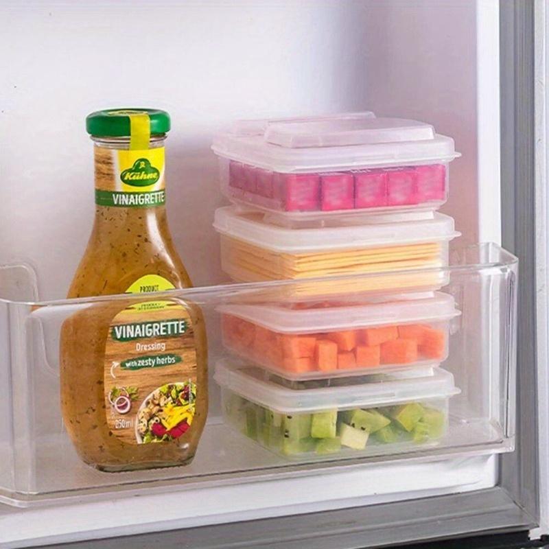 3pcs Butter Cheese Storage Box Portable Refrigerator Fruit Vegetable Fresh-keeping Organizer Box Transparent Cheese Container