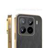 For Xiaomi Poco X7 Pro For Magsafe Magnetic Plating Case For POCO C75 C61 Gold Silk Texture Leather Cover For Poco M6 F6 X6 Pro