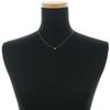 Used Aker Necklace Diamond 0.05ct Heart Pave K18YG #194266