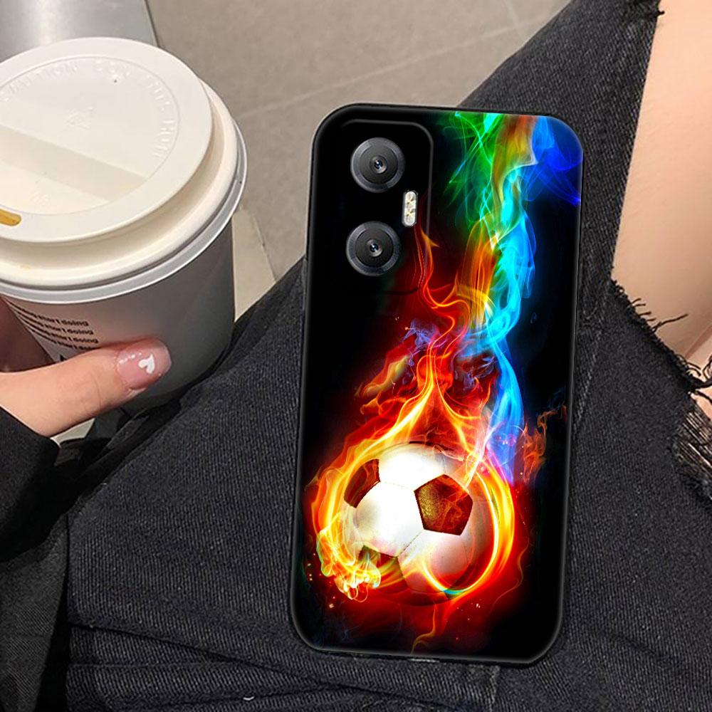 Soccer Football Ball Cover Phone Case For Infinix HOT 60 50 10 10I 10S 11 12 12I 20I 20S 30I ZERO X 20 30 40 Silicone Case Shell