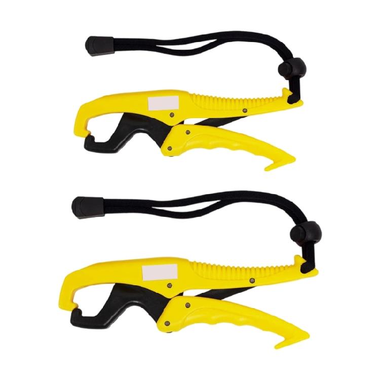 

Fish Handling Tool Buoyance ABS Plastics Construction Integrated Safety Leashes Multipurpose Angling Accessory жовтий