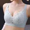 Large-sized Lingerie Women's Full-cup Ultra-thin Gathering Bra Breast Retraction and Anti-sagging Bra Push Up Bra