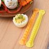fancy Kitchen Egg Cutter Hard Boiled Egg Cut Flower Mold Engraved Shape Divider Cut  Flower Shaper Kitchen Accessories