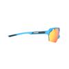 RUDYPROJECT DELTABEAT Running Sunglasses in Azure Orange Lens Lens 51mm Matte/Multi-Laser (SP744086-0R00), Width 69mm, Height