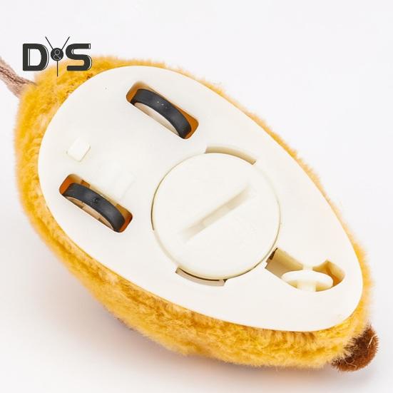 Interactive Mouse Moving Cat Toy Rechargeable Automatic Moving Plush Mice for Indoor Cats Touch Activated Squeaky Toy with Remote Control