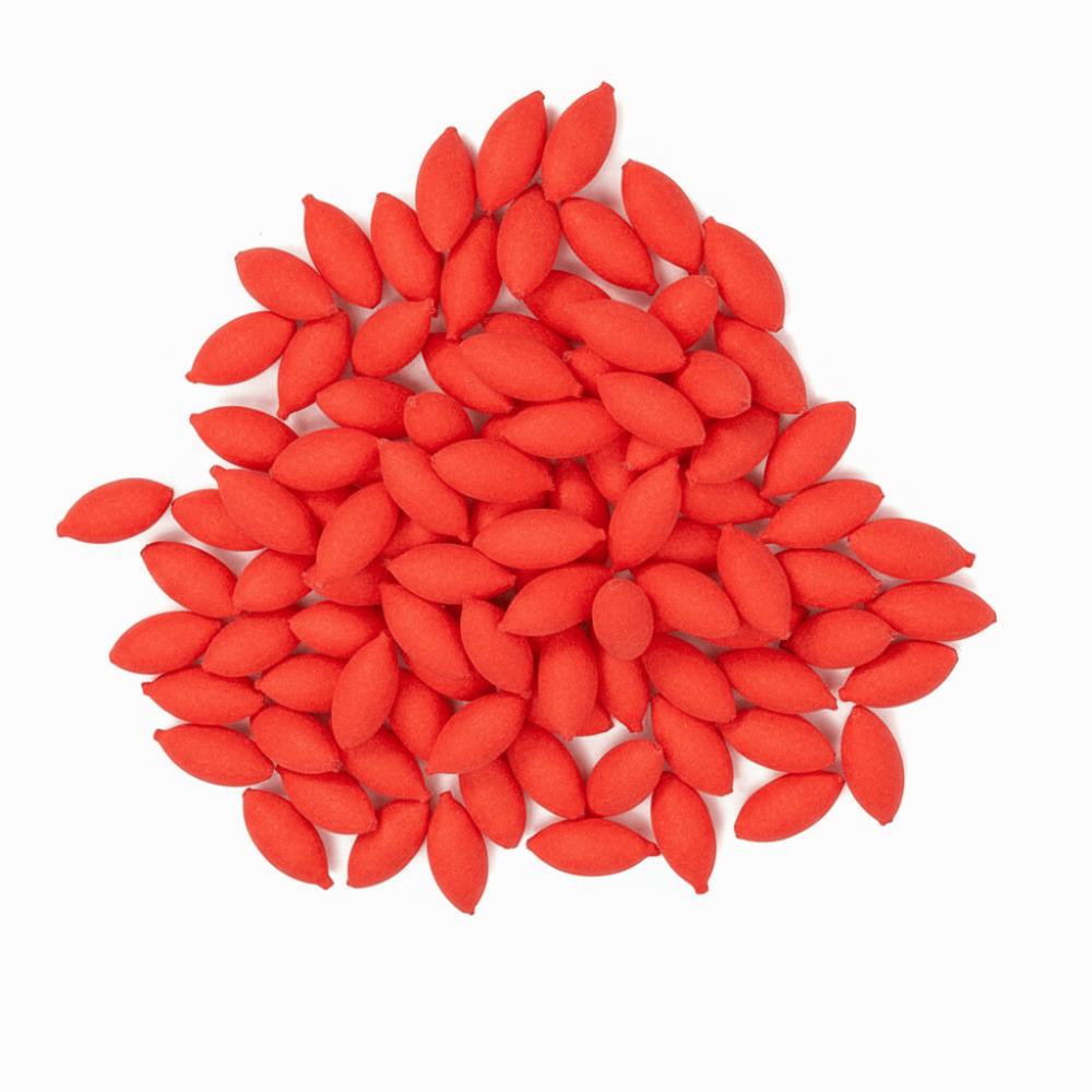 100PCS Two Colors Fishing Strike Indicator Foam Fishing Bobbers Fishing Floats Fishing Tackle