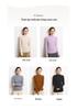 2024 Autumn/Winter Women's Ribbed Cashmere Sweater with Half-High Neck