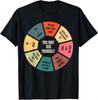 Retro 80er Musiktext Tortendiagramm T-Shirt