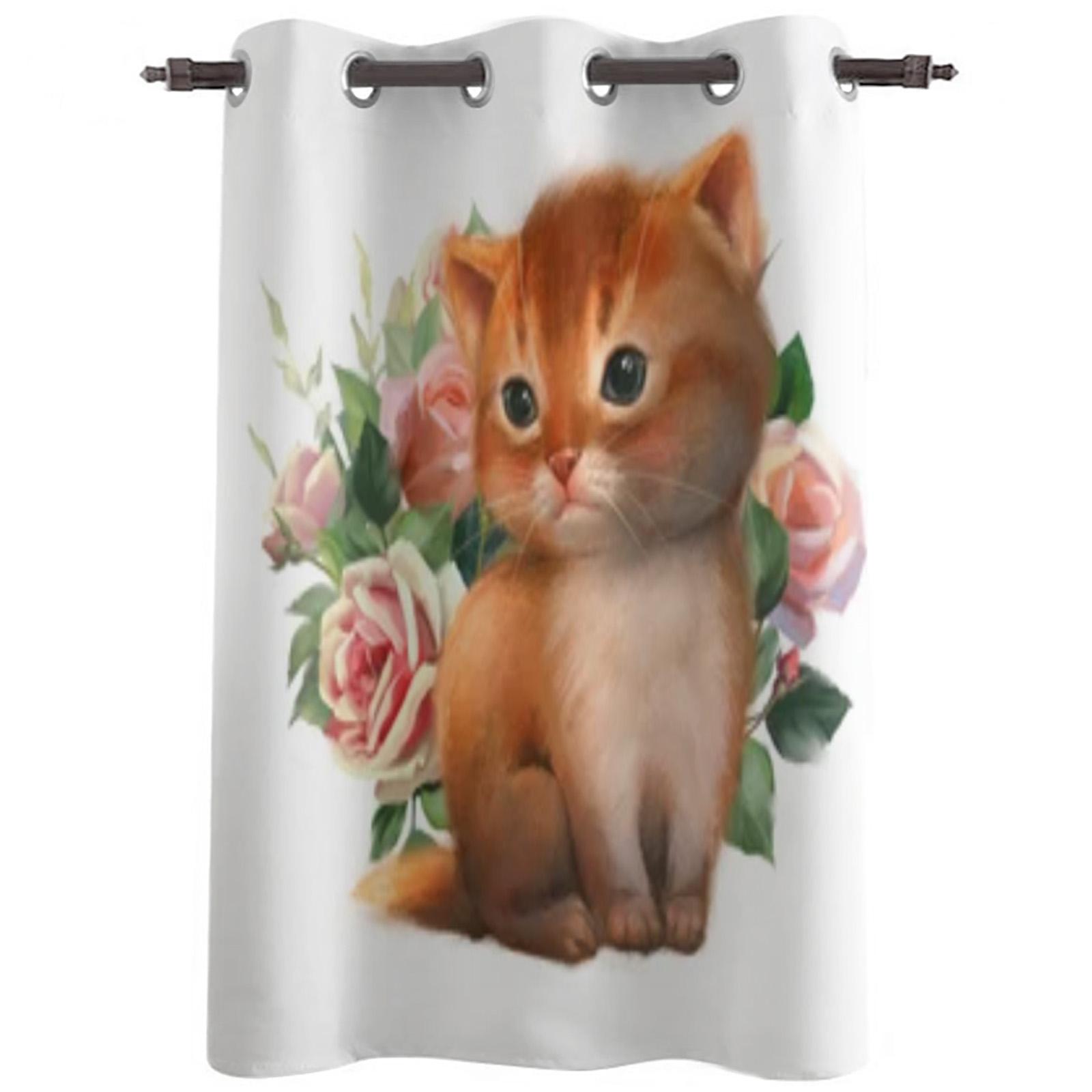 Милый кот с розами — фото 2