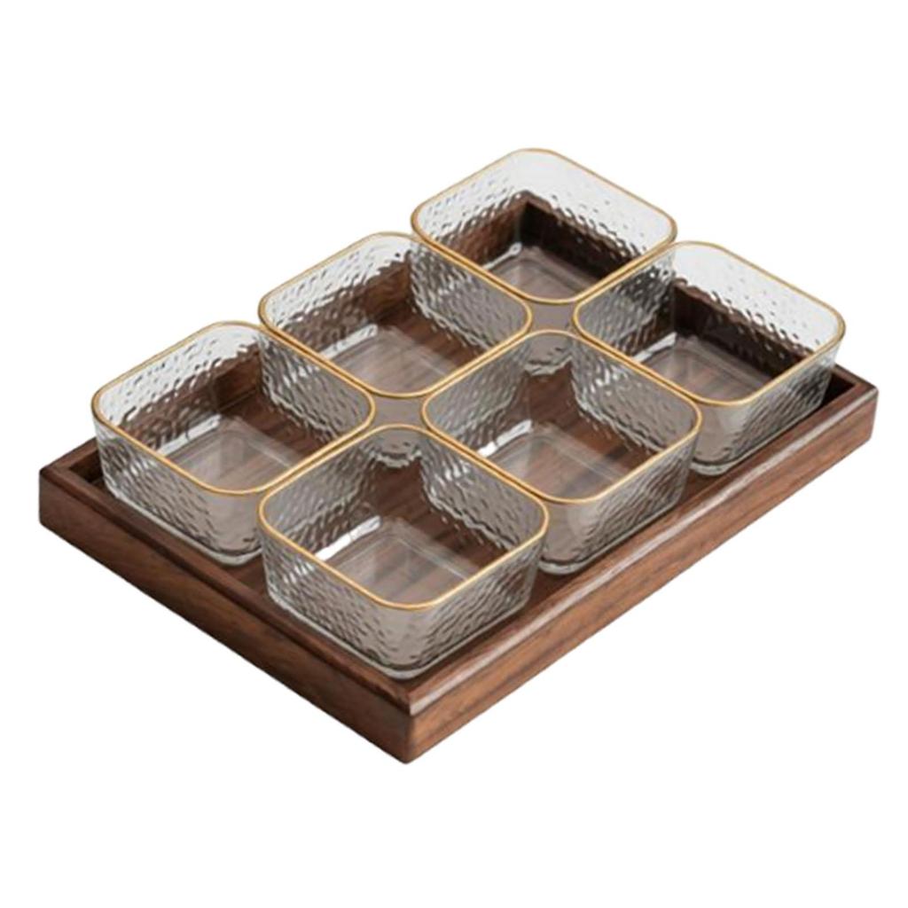 Divided Serving Tray, Nut Dish, Practical Serving Tray, , Modern Portable Fruit Dish