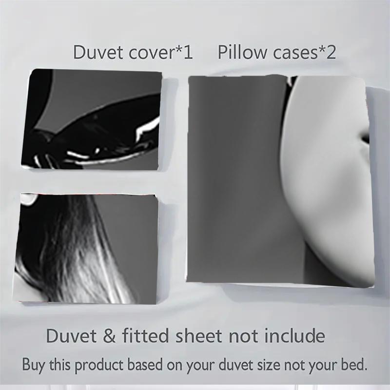 3Pcs Elegant Bunny Mask Fashion Bedding Sets For All Sizes New 3D Printed Bed Cover Comforter Duvet Cover Pillowcase Bedroom Decoration