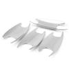 Premium Car Door Bowl Cover Trim ABS   Silver 4Pcs Set Scratch Dust   sy Installation for C Class W205 GLC X253 E W213