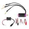RC Car Brushless ESC Motor Set Replacement for SCX24 1 18 1 24 1 28 RC Brushless 25A ESC 1224 4500KV Motor Kit
