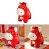Pony Year Of The Horse Plush Toy With Pp Cotton Fill For Corporate Gifts And Events