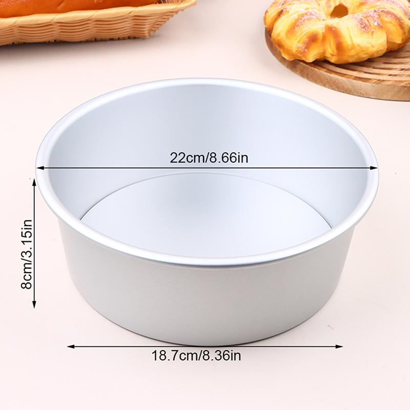 4/6/8/10Inch Removable Base Round Cake Pan Aluminum Diy Cakes Pastry Mould Cheesecake Cake Nonstick Tin Kitchen Tools